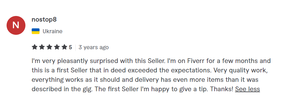 Customer Review